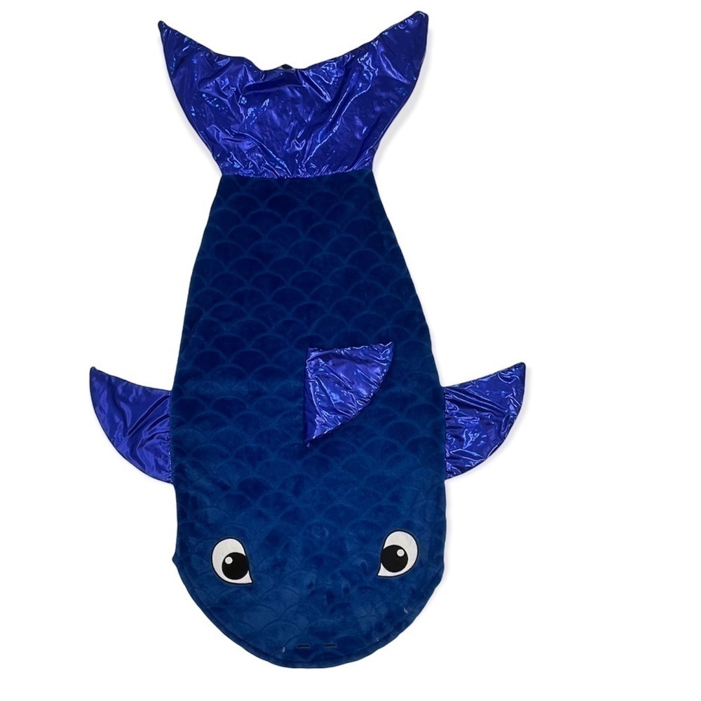 Shark Blanket Children's Sleeping Bag Snuggly, shiny fins, warm and cuddly Jaws 
